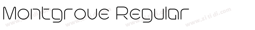 Montgrove Regular字体转换 Montgrove Regular字体转换